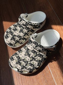 Cat Graphic Clogs Cute Fat Cats