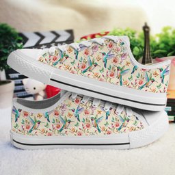 Hummingbird Women's Low Top Shoes Humming Blossoms