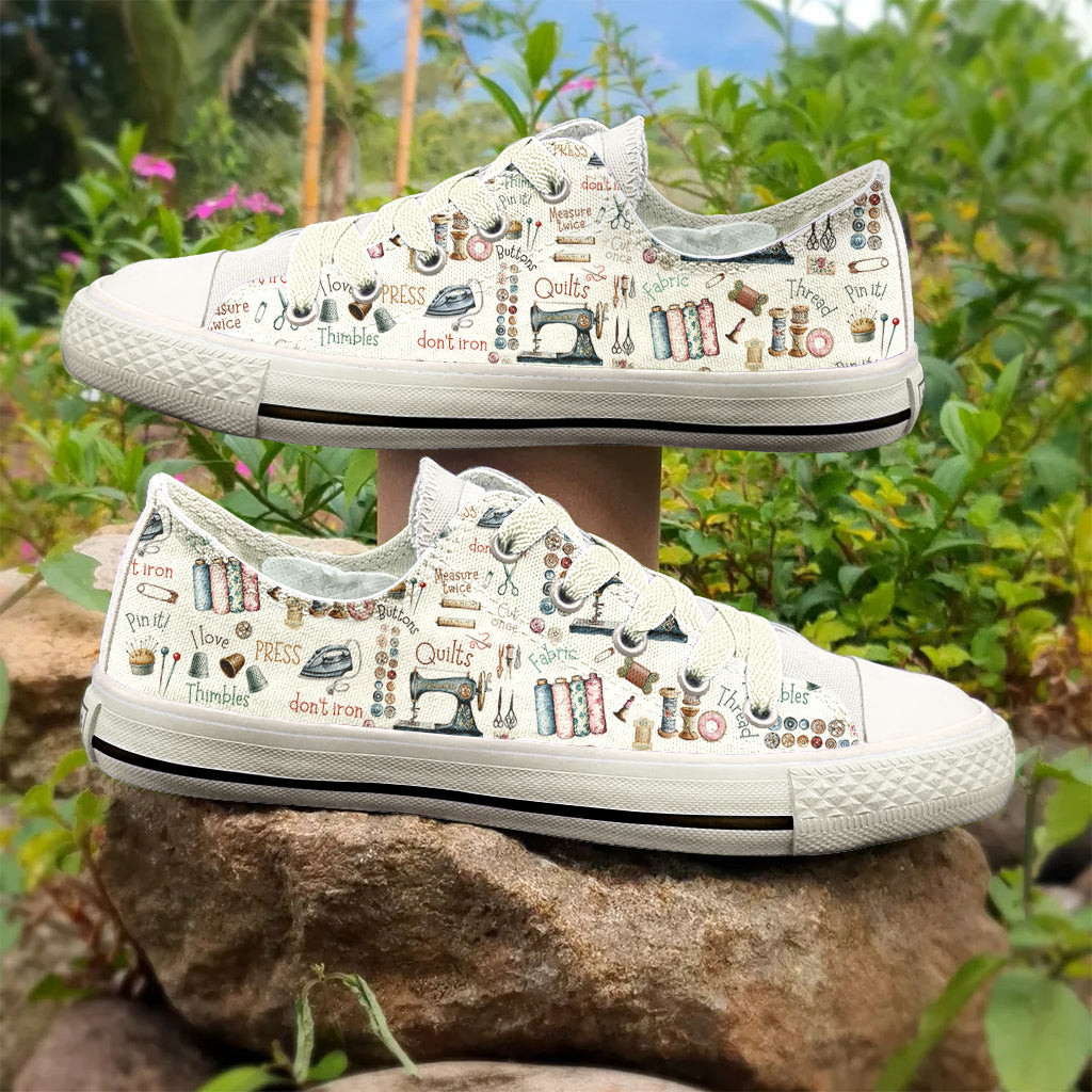 Sewing Lover Women's Low Top Shoes Crafty Comfort