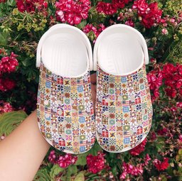 Sewing Lover Graphic Clogs Quilt Blocks