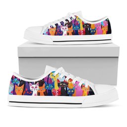Cat Women's Low Top Shoes Meowtropolis