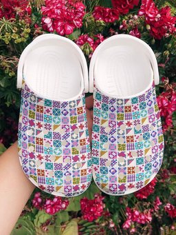 Sewing Lover Graphic Clogs Block Party