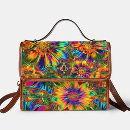 Hippie Satchel Handbag Rainbow Reverie