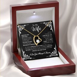 Forever Love Necklace for To My Wife Gift