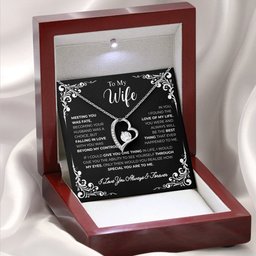 Forever Love Necklace for To My Wife Gift
