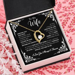 Forever Love Necklace for To My Wife Gift