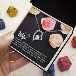 Forever Love Necklace To My Wife Gift