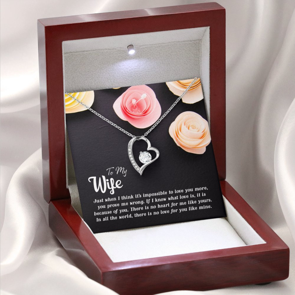 Forever Love Necklace To My Wife Gift