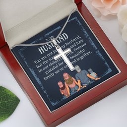 Husband Stainless Cross Necklace