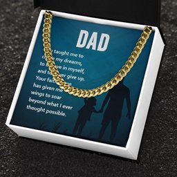 Cuban Link Chain for Dad Gift