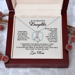 Premium Alluring Necklace To My Beautiful Daughter