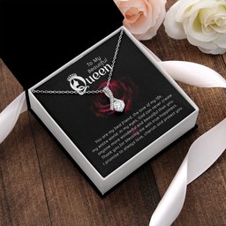 Premium Alluring Necklace for To My Beautiful Queen Gift