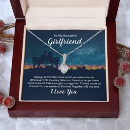Premium Alluring Necklace for To My Beautiful Girlfriend