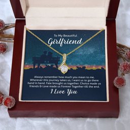 Premium Alluring Necklace for To My Beautiful Girlfriend