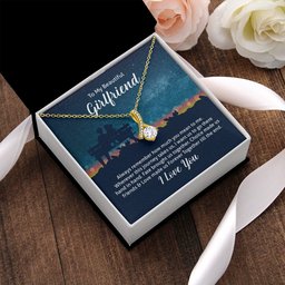 Premium Alluring Necklace for To My Beautiful Girlfriend