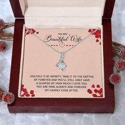 Premium Alluring Necklace To My Beautiful Wife