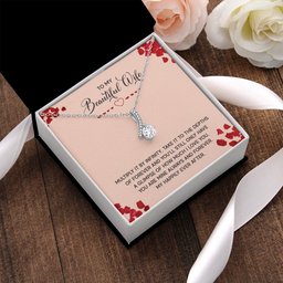 Premium Alluring Necklace To My Beautiful Wife