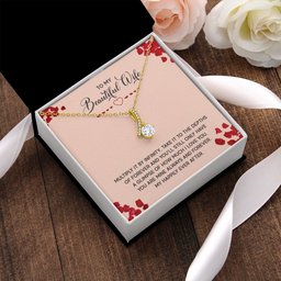 Premium Alluring Necklace To My Beautiful Wife