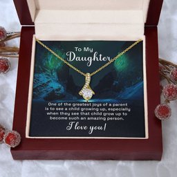 Premium Alluring Necklace To My Daughter Gift