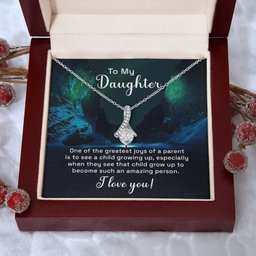 Premium Alluring Necklace To My Daughter Gift