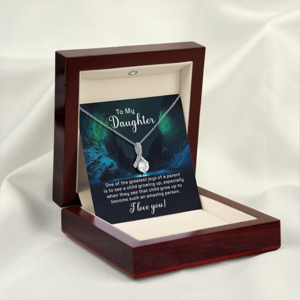 Premium Alluring Necklace To My Daughter Gift