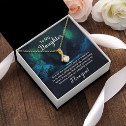 Premium Alluring Necklace To My Daughter Gift