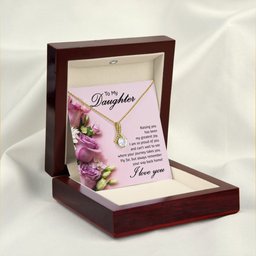 Alluring Necklace for To My Daughter