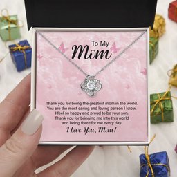 Mom Love Knot Necklace