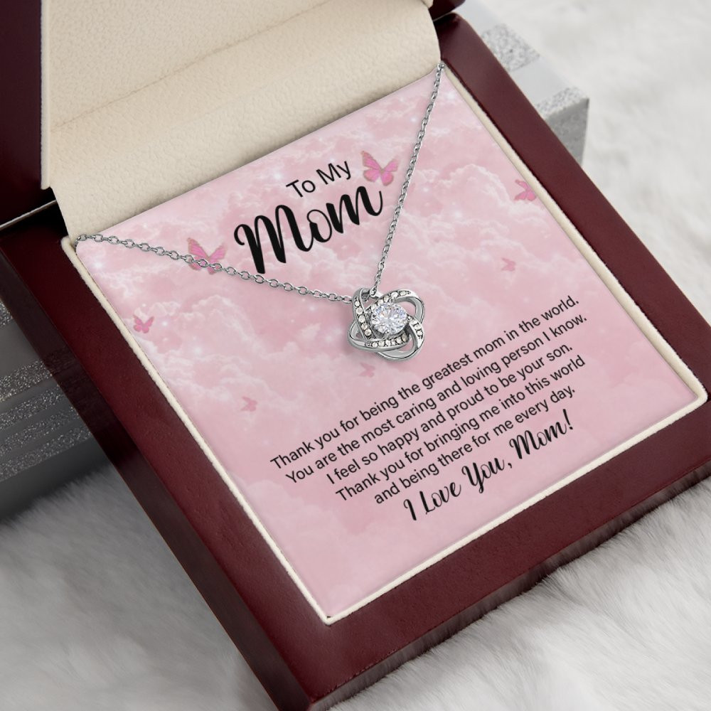Mom Love Knot Necklace