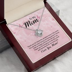 Mom Love Knot Necklace