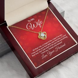 Love Knot Necklace Wife
