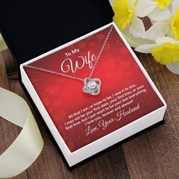 Love Knot Necklace Wife