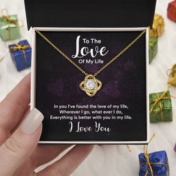 Love Knot Necklace for Love Gift