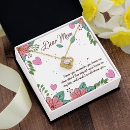 Love Knot Necklace Mom