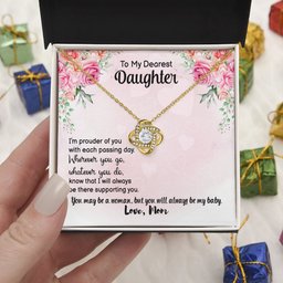 Daughter Love Knot Necklace