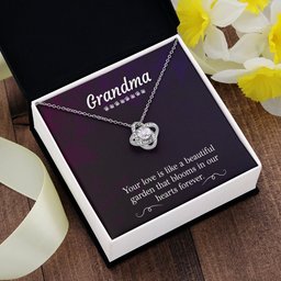 Love Knot Necklace for Grandma