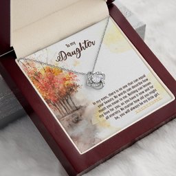 Love Knot Necklace for To My Daughter