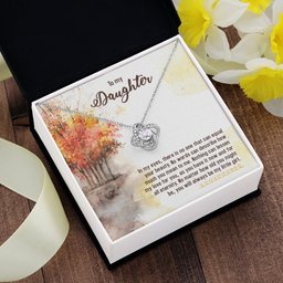 Love Knot Necklace for To My Daughter