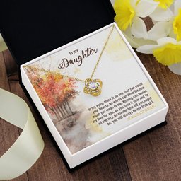 Love Knot Necklace for To My Daughter