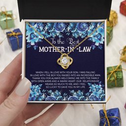 Love Knot Necklace for Mother in Law