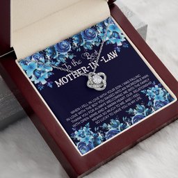 Love Knot Necklace for Mother in Law