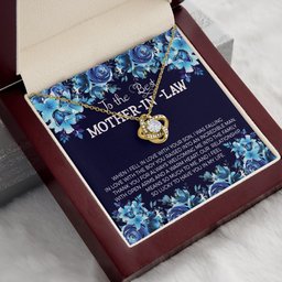 Love Knot Necklace for Mother in Law