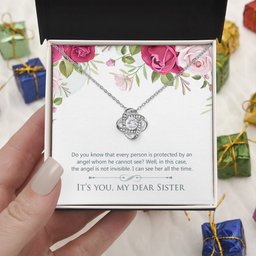Love Knot Necklace for Sister