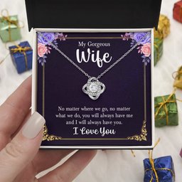 Premium Love Knot Necklace for Wife