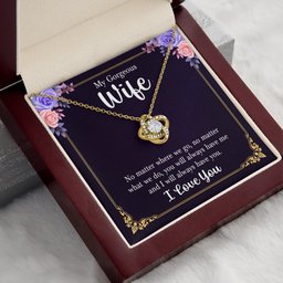 Premium Love Knot Necklace for Wife