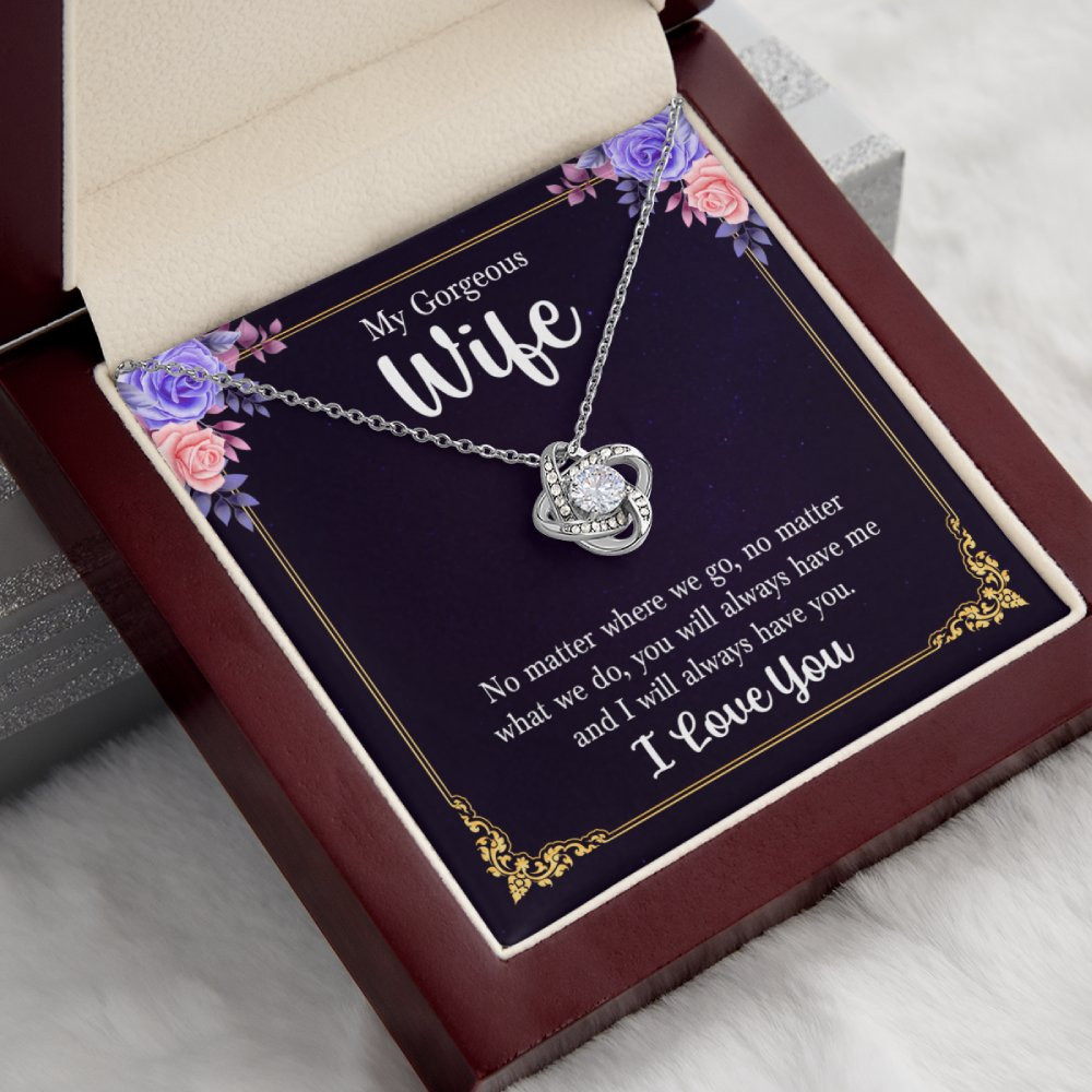 Premium Love Knot Necklace for Wife