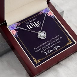 Premium Love Knot Necklace for Wife