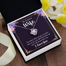 Premium Love Knot Necklace for Wife