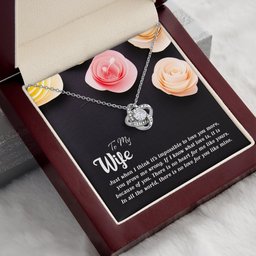 Premium Love Knot Necklace for Wife