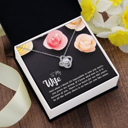 Premium Love Knot Necklace for Wife